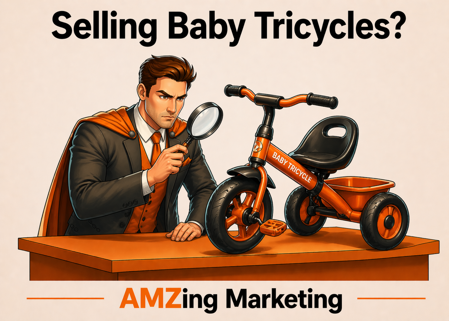 How to Sell More Baby Trikes on Amazon? AMZing Marketing Can Help You Rank, Sell & Scale